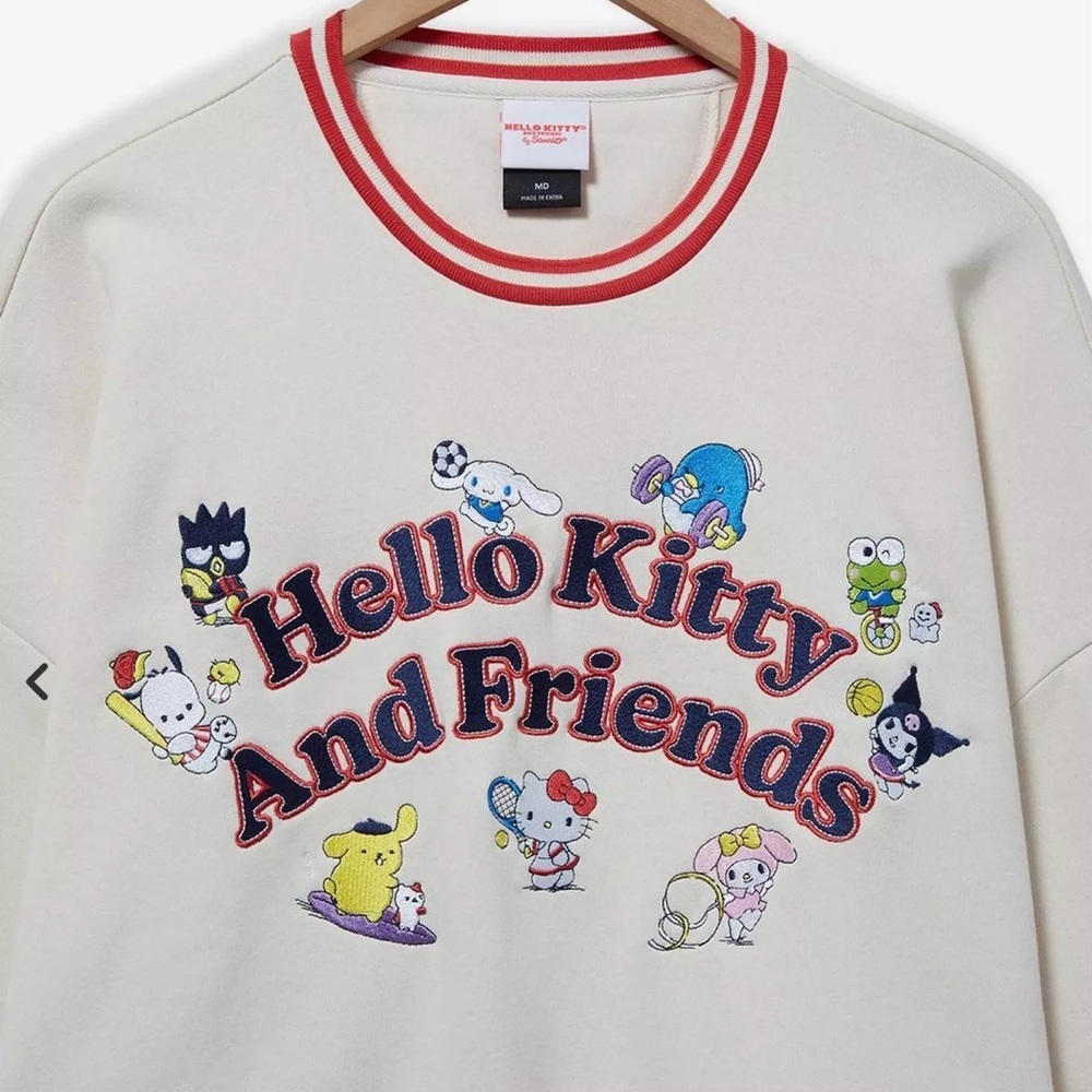 Sanrio Hello Kitty and Friends Crewneck Embroidered Sweatshirt — Exclusive